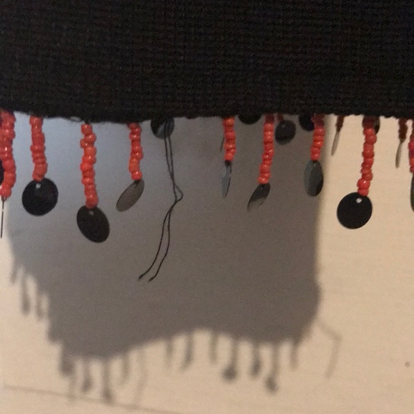 Chadwick’s Tank Capri 2 piece beaded outfit, small - Picture 3 of 4